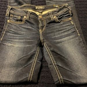 Silver joga jeans